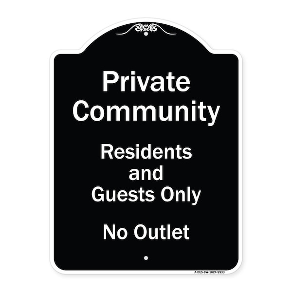 Designer Series-Private Community Residents And Guests Only No Outlet, 24" H, BW-1824-9933